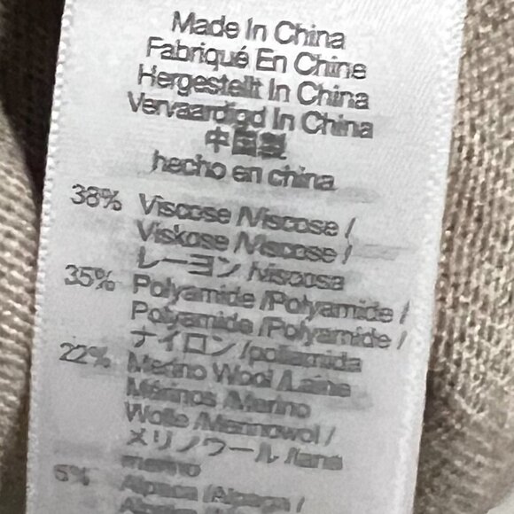 Madewell Ashbury Mock Neck Sweater Heather Hazelwood Size L - Picture 3 of 7